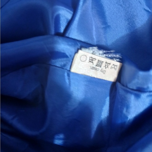 J. Crew Vibrant Blue Mini Dress with planks - Picture 5 of 10